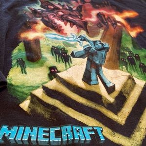 Minecraft Boys Size M long sleeve Tshirt by Mojang